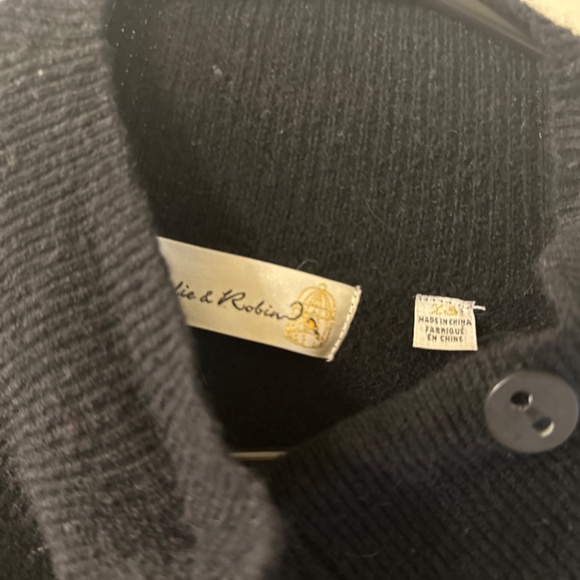 Anthropologie Black Wool cardigan - Picture 2 of 2